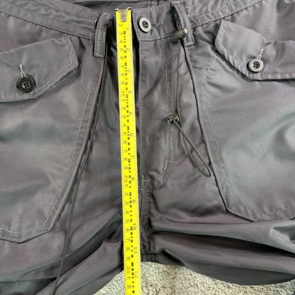 mnml Tech Cargo Pants Mens M Gray Tactical Utility Multi Pocket Streetwear Poly - Picture 5 of 8